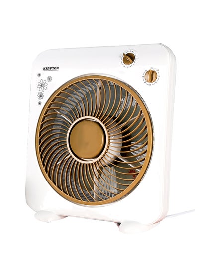 Krypton-Powerful Personal 10 Inch Desk Box Fan With Copper Motor KNF6025NHome EnvironmentPOWERFUL COPPER MOTOR, SAFE DESIGN - with this powerful motor, you can enjoy a cool breeze of air, in hot summer, making it ideal for beds, tables, desks and shelves.